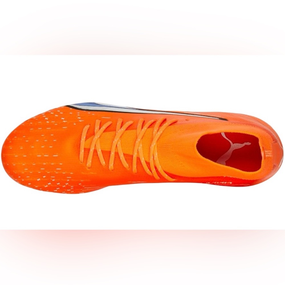 Puma Ultra Pro FG Mens 10 Orange Soccer Cleats Performance Speed Boots BNIB - Picture 4 of 7